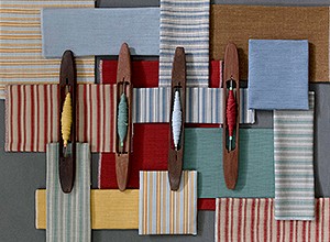 Design: Läi Sii collection of stripes in Linen & Cotton silk mixes
