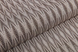 Heritage Silk - Palm 1 - Espresso on Ivory